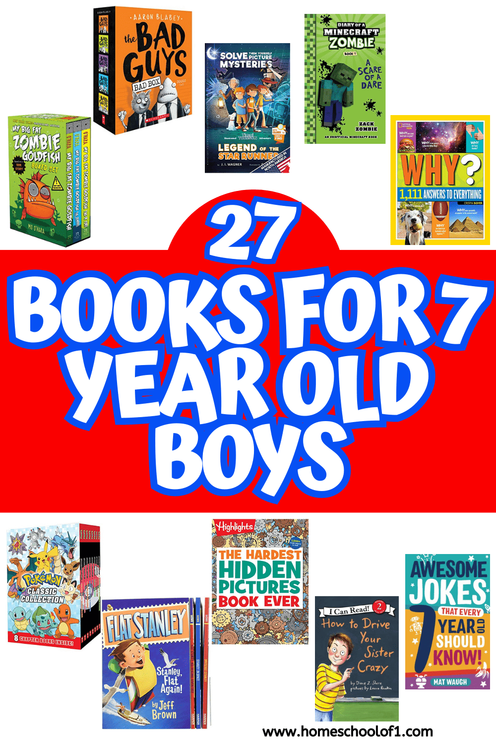 Best Books for 7 Year Old Boys That Keep Them Reading