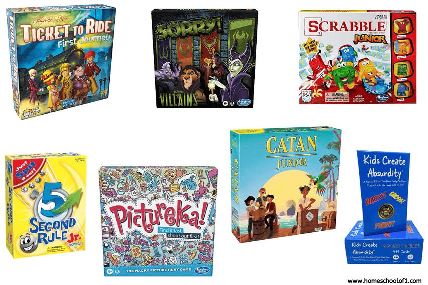 board games for 6 year olds