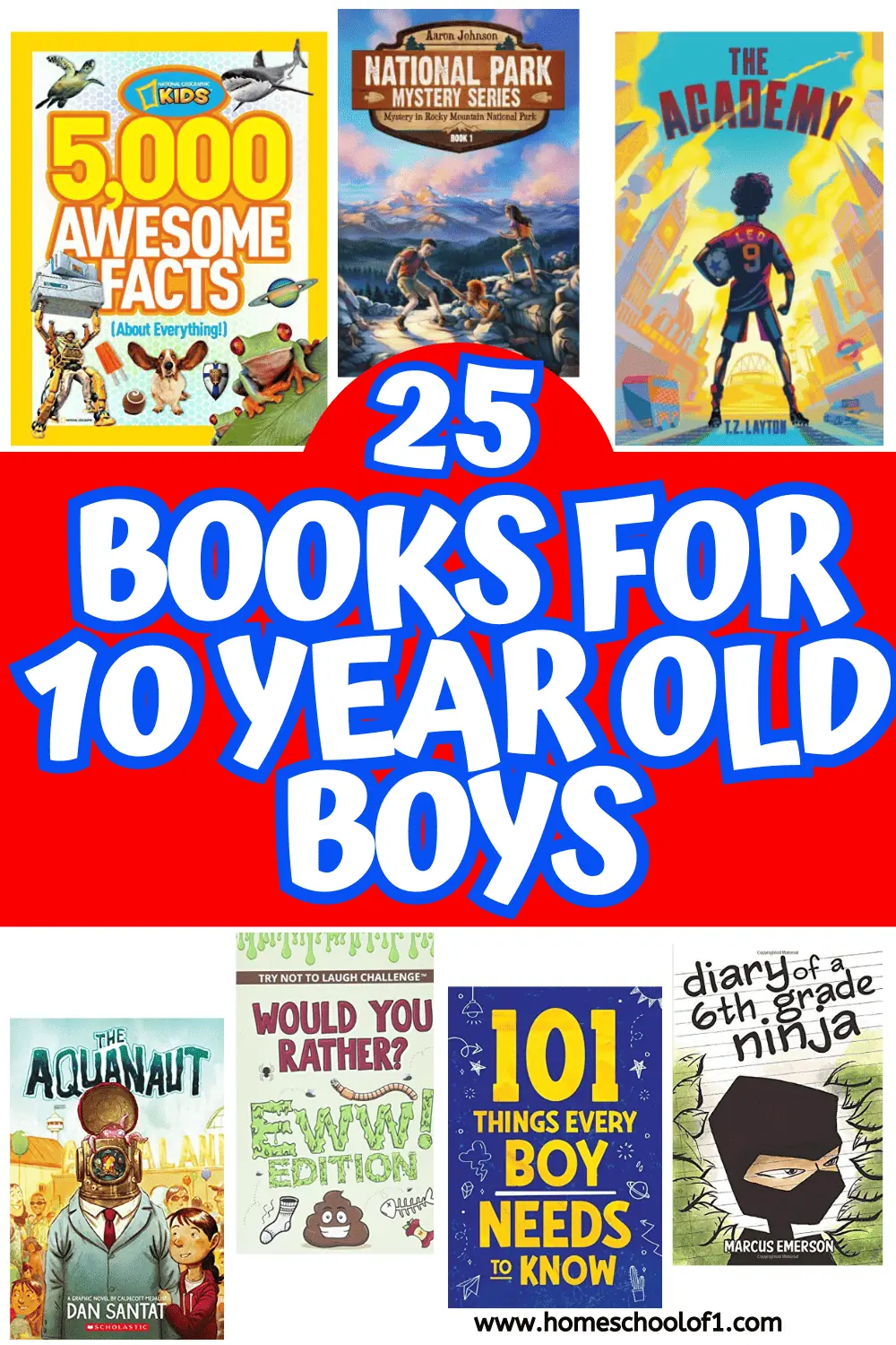 best books for 10 year old boys