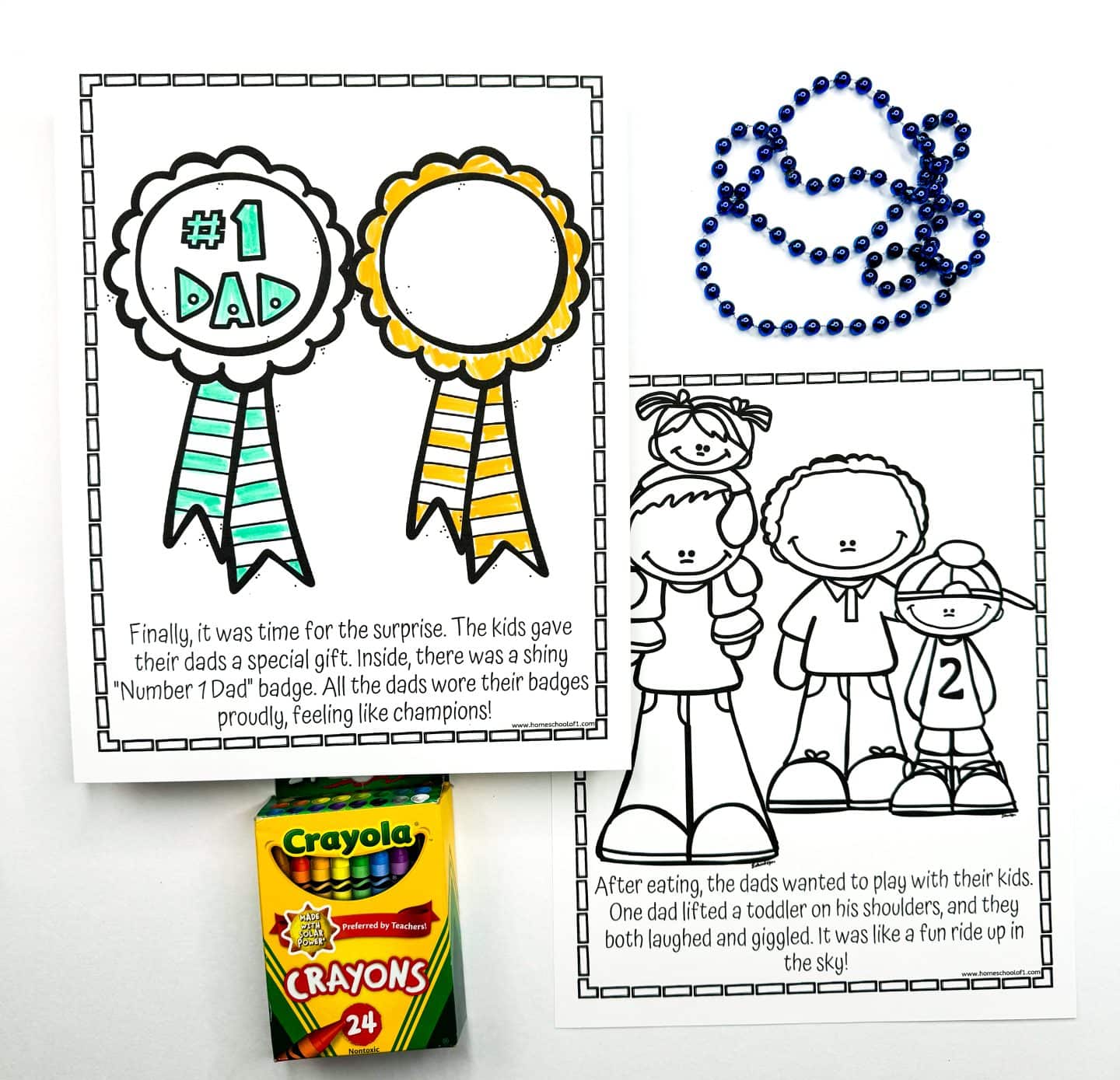 free printable father's day coloring pages