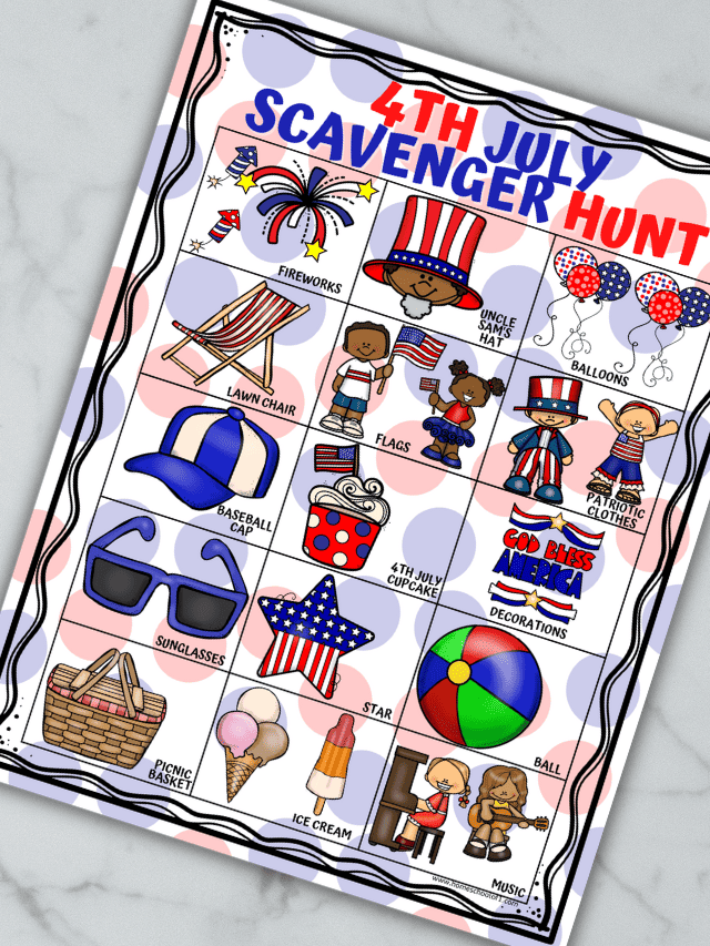 patriotic scavenger hunt
