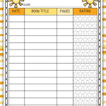 summer reading log free printable