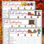 AUTUMN SCATTERGORIES