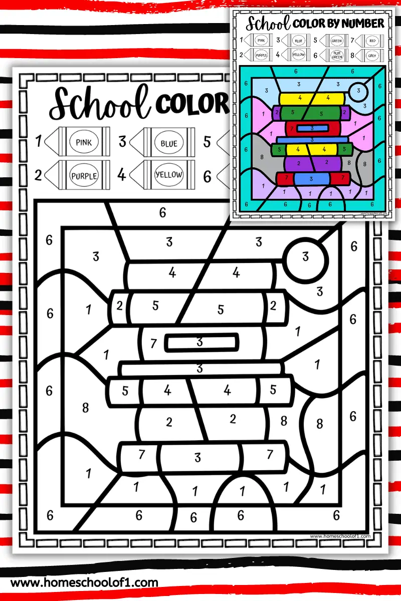 BOOKS COLOR BY NUMBER
