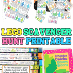 Free printable museum scavenger hunt worksheet for kids with a black-and-white checklist of items to find during a museum visit.