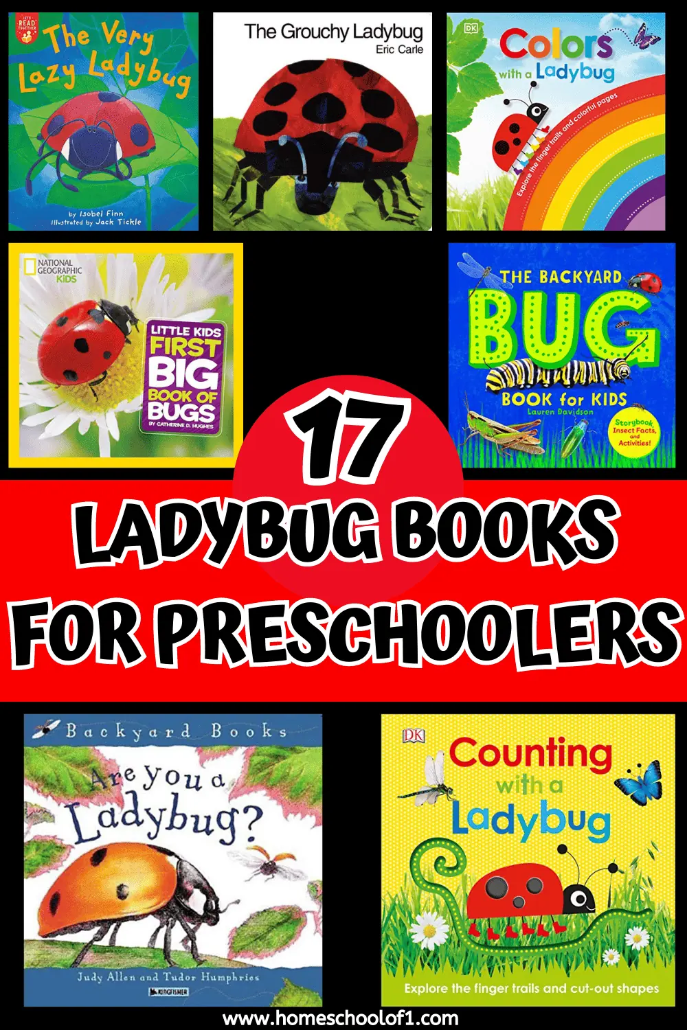 LADYBUG BOOKS FOR PRESCHOOLERS