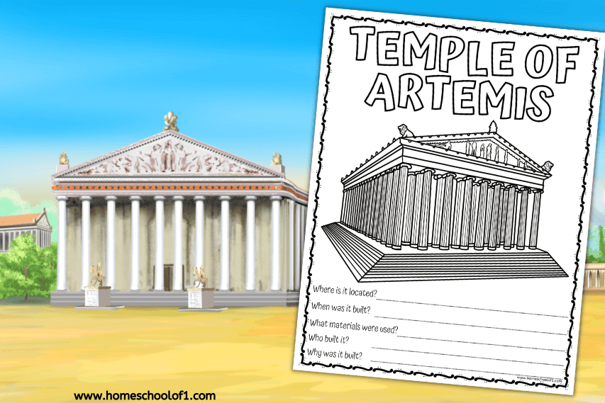 TEMPLE OF ARTEMIS WORKSHEET