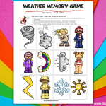 WEATHER MATCHING GAME PRINTABLE