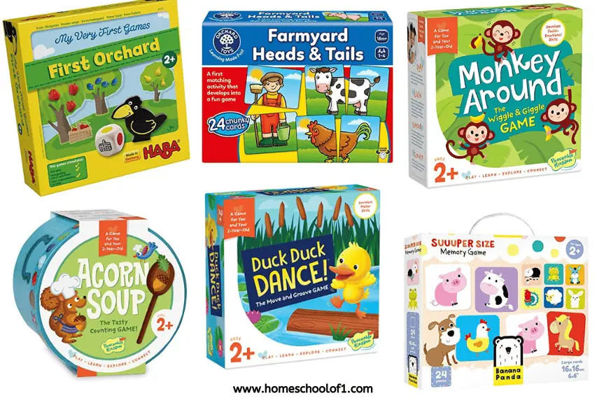 16 Best Board Games for 2 Year Olds (in 2023)