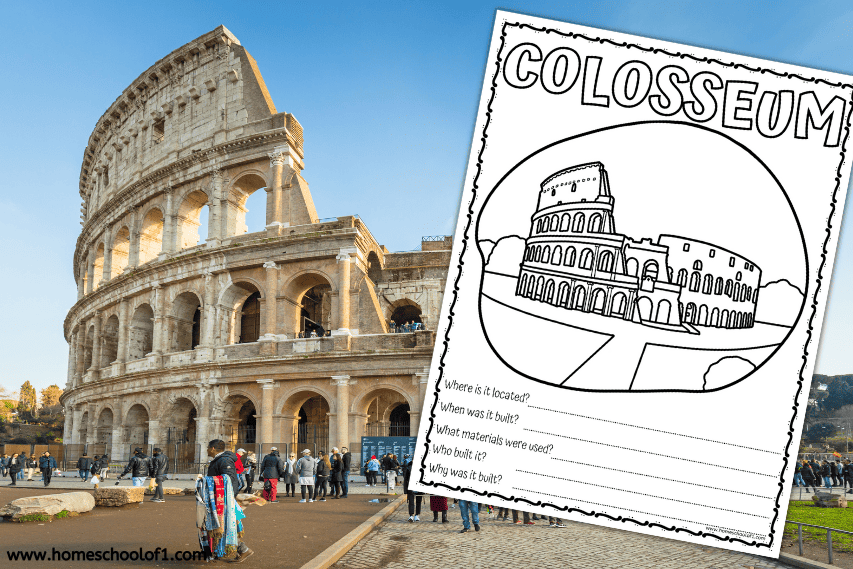 colosseum worksheet