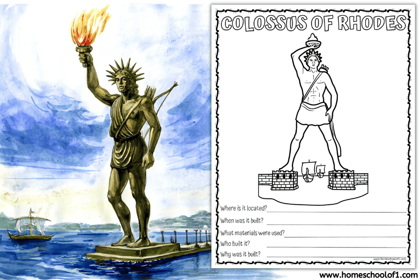 colossus of rhodes worksheet