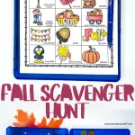 free fall scavenger hunt