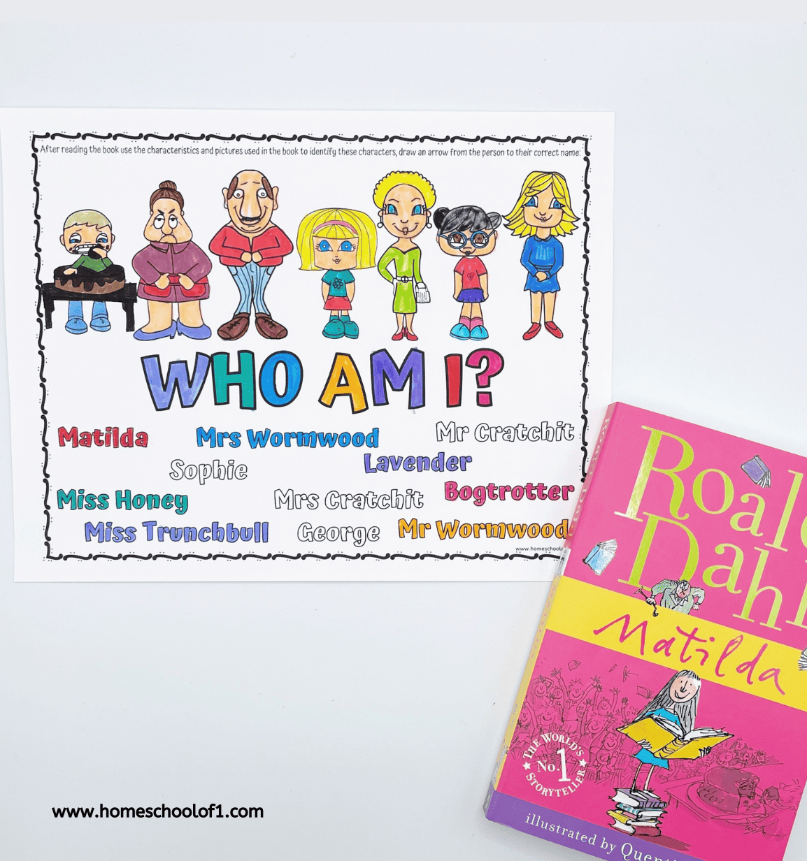 free matilda coloring page