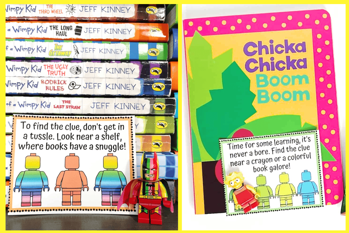 Lego Scavenger Hunt Clues (Free Printable)