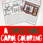 A CHRISTMAS CAROL COLORING PAGES