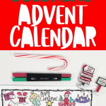CHIRSTMAS COLORING ADVENT CALENDAR