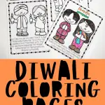 DIWALI COLORING PAGES