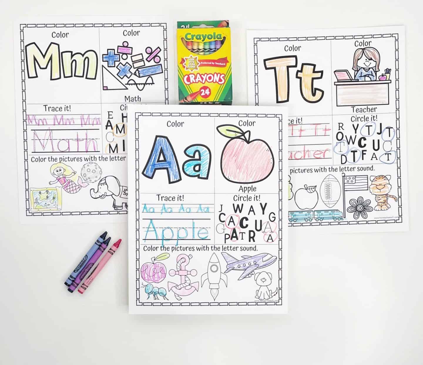 back to school alphabet coloring pages