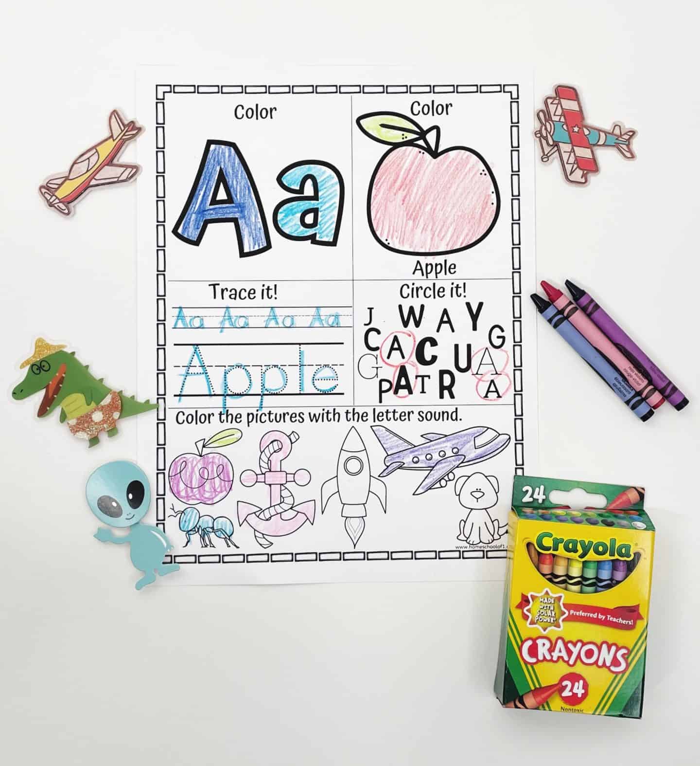 back to school alphabet worksheets letter a