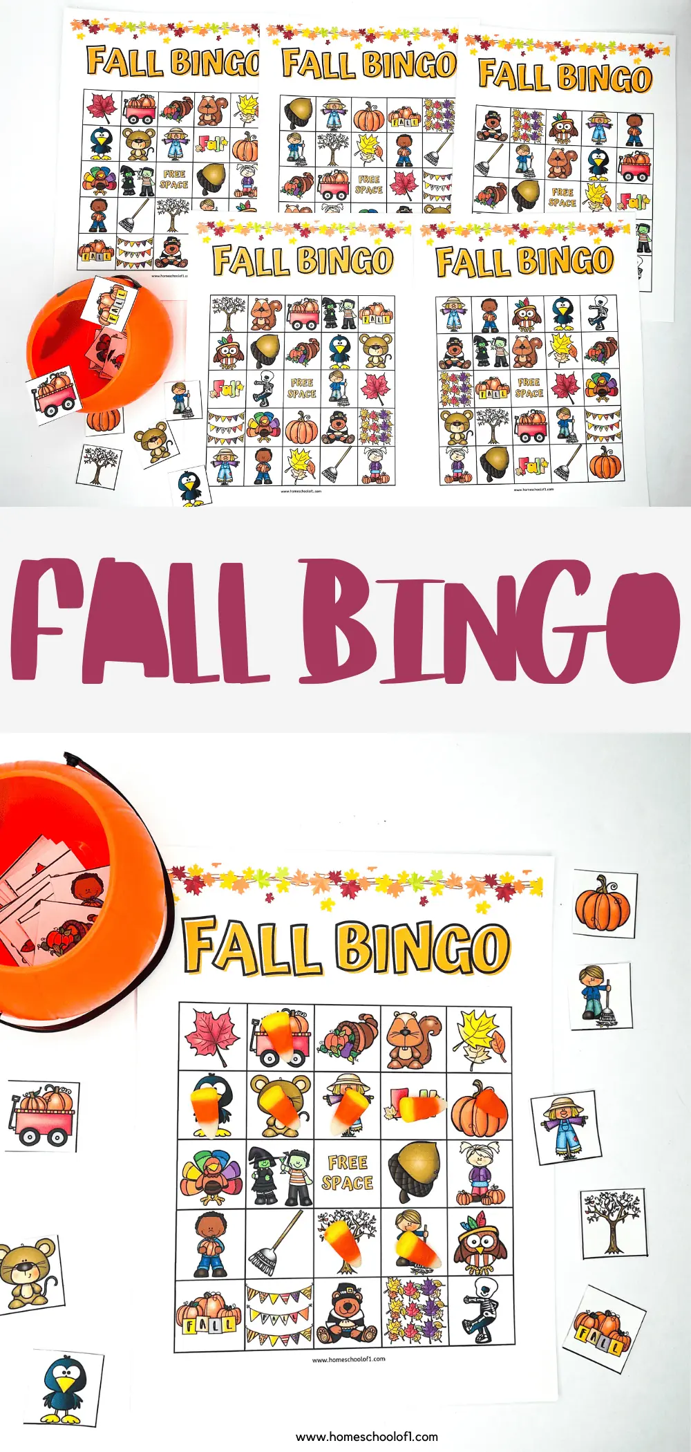 fall bingo printable