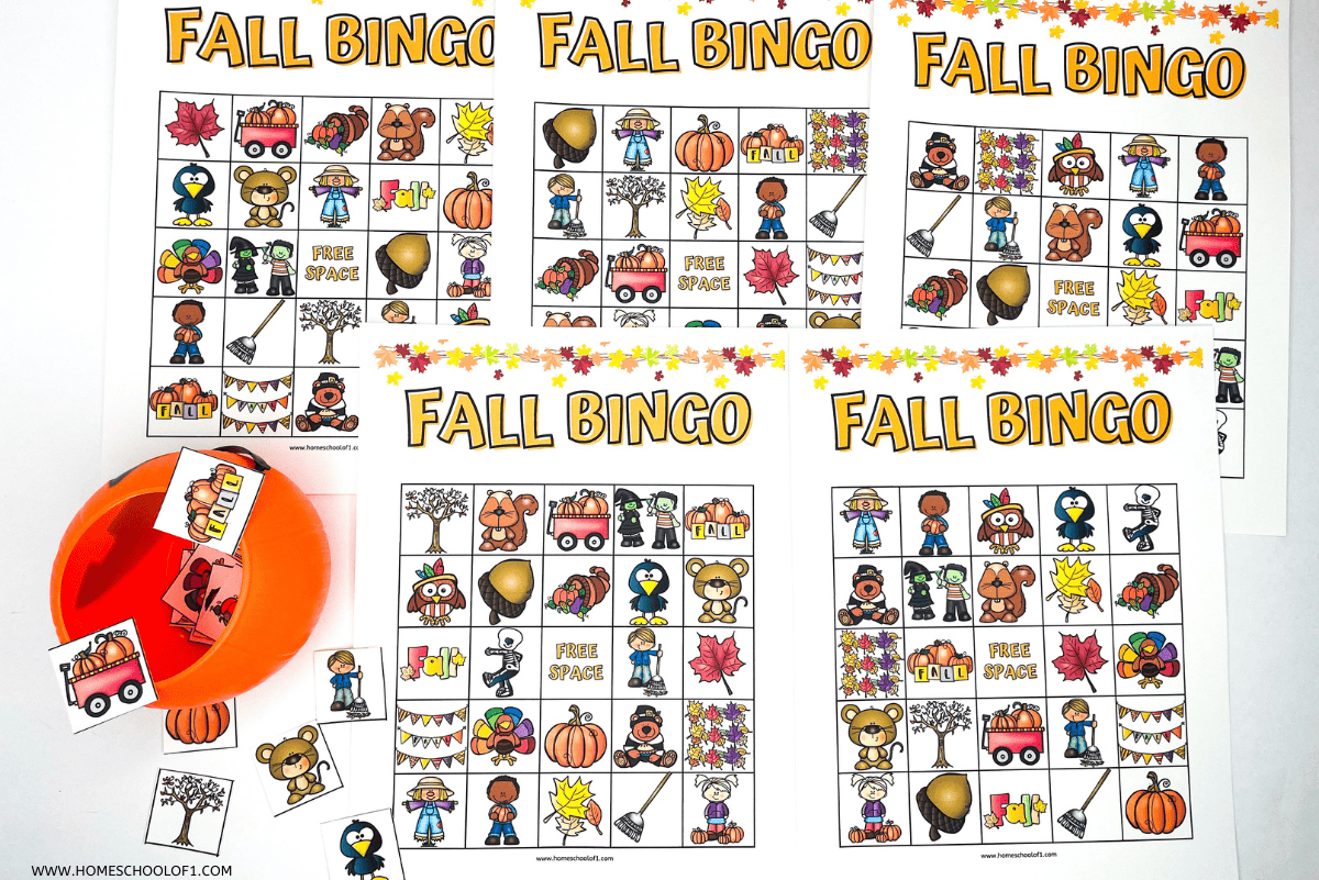 free fall bingo
