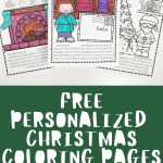 free personalized christmas coloring book