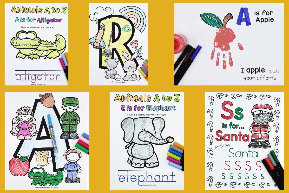free printable alphabet preschool worksheets