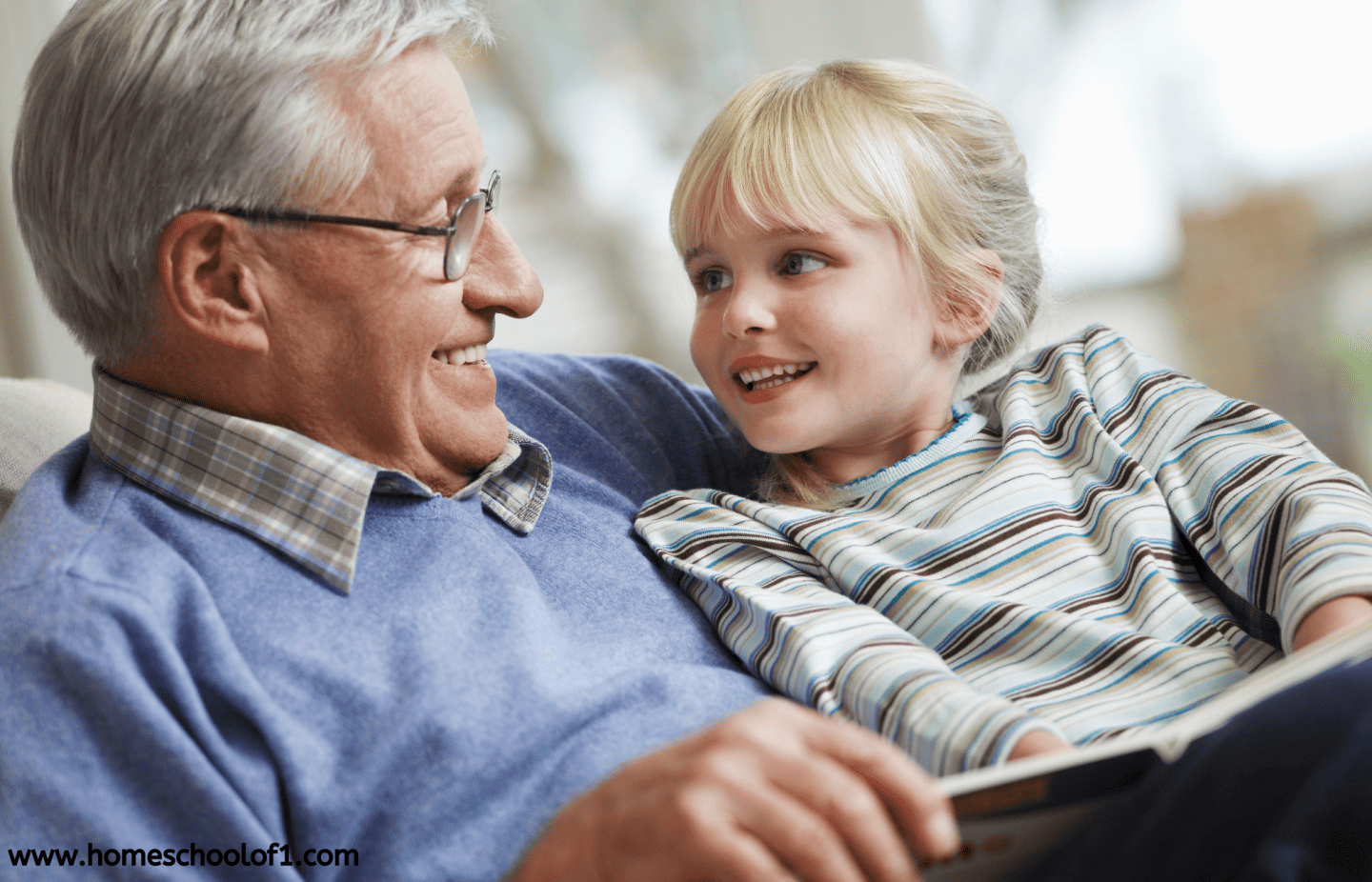 grandpa reading