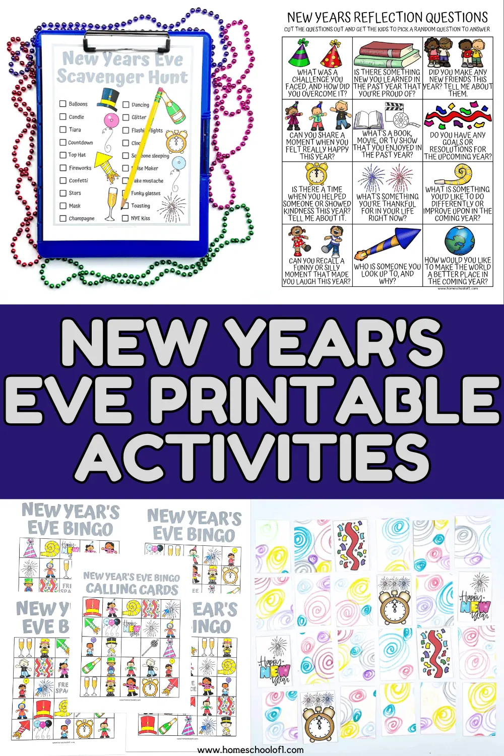 Free New Year's Eve Printables For Kids