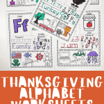 thanksgiving alphabet worksheets