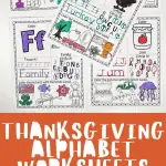 thanksgiving alphabet worksheets