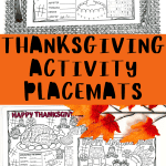 thanksgiving activity placemats