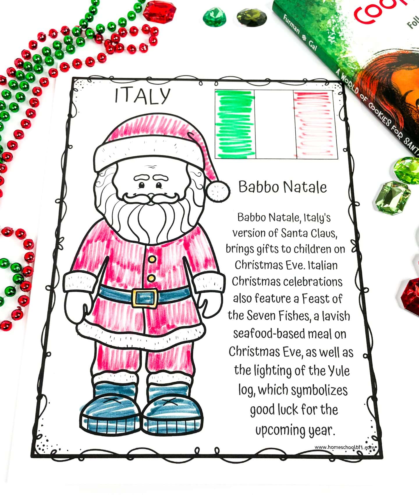 Babbo Natale coloring page