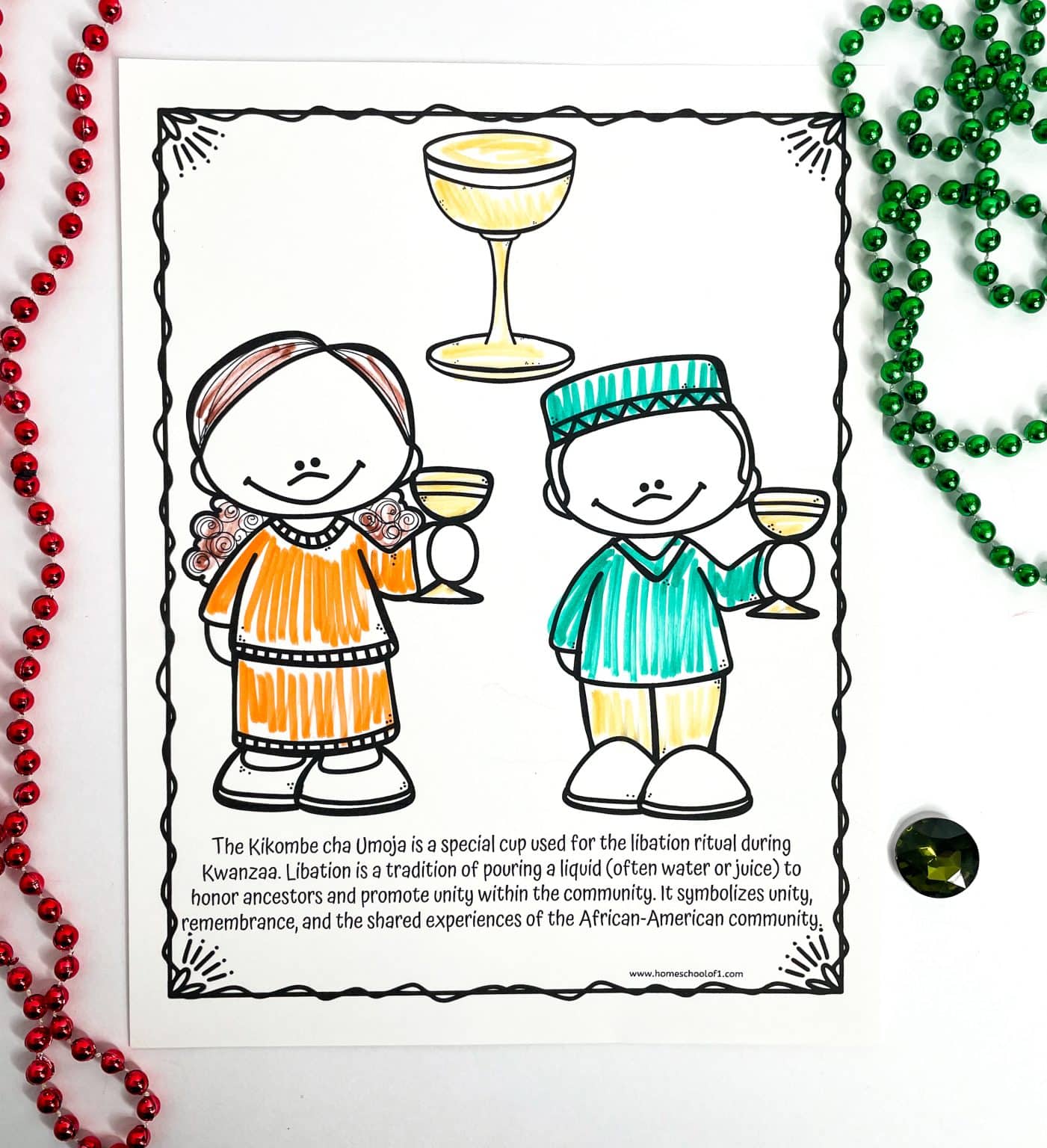 10 Free Kwanzaa Worksheets &amp; Coloring Pages - Homeschool of 1
