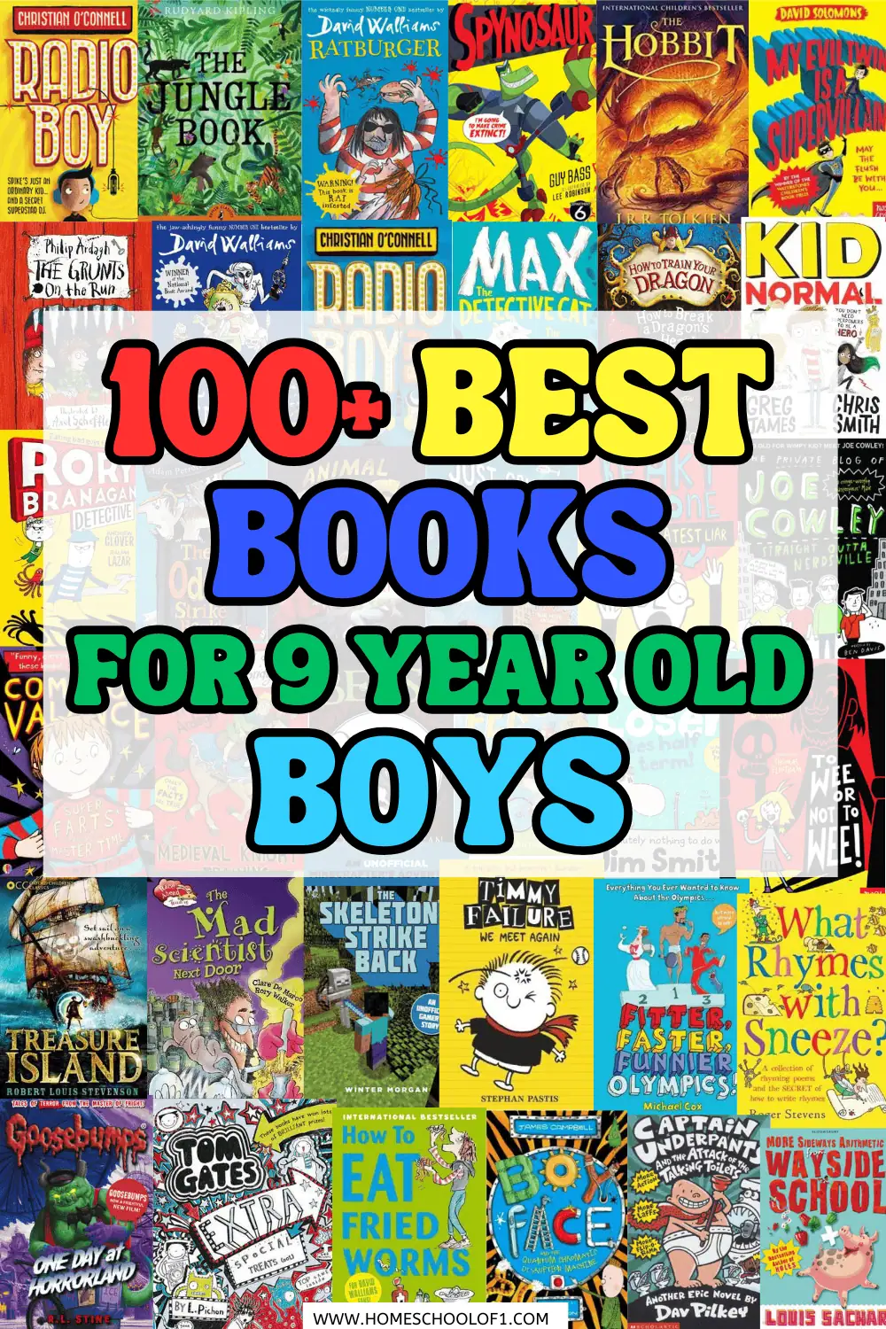 100+ best books for 9 year old boys