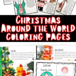Free Christmas Around the World Coloring Pages