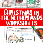 christmas in the netherlands coloring pages
