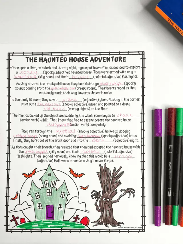 Spooky Halloween Mad Libs