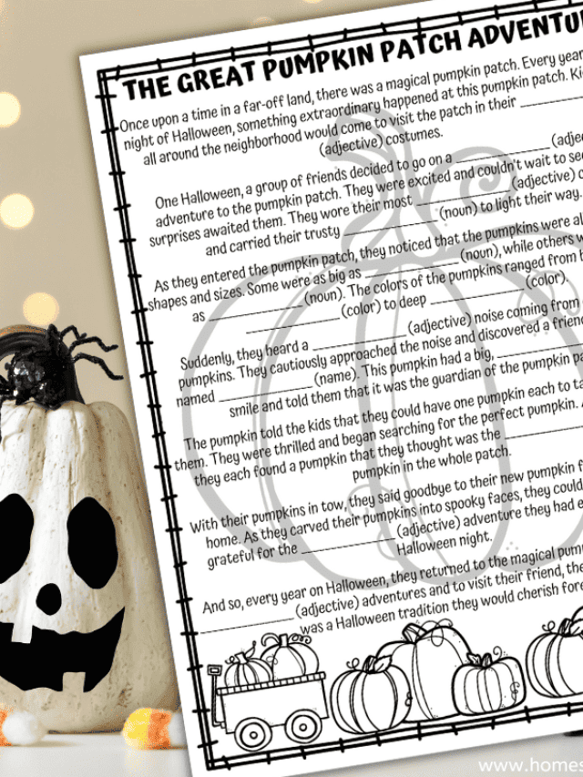pumpkin mad libs