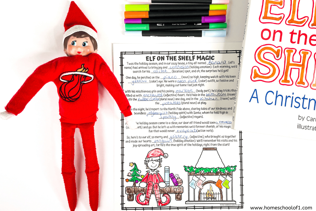 elf on the shelf mad libs