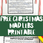 free christmas mad libs printable