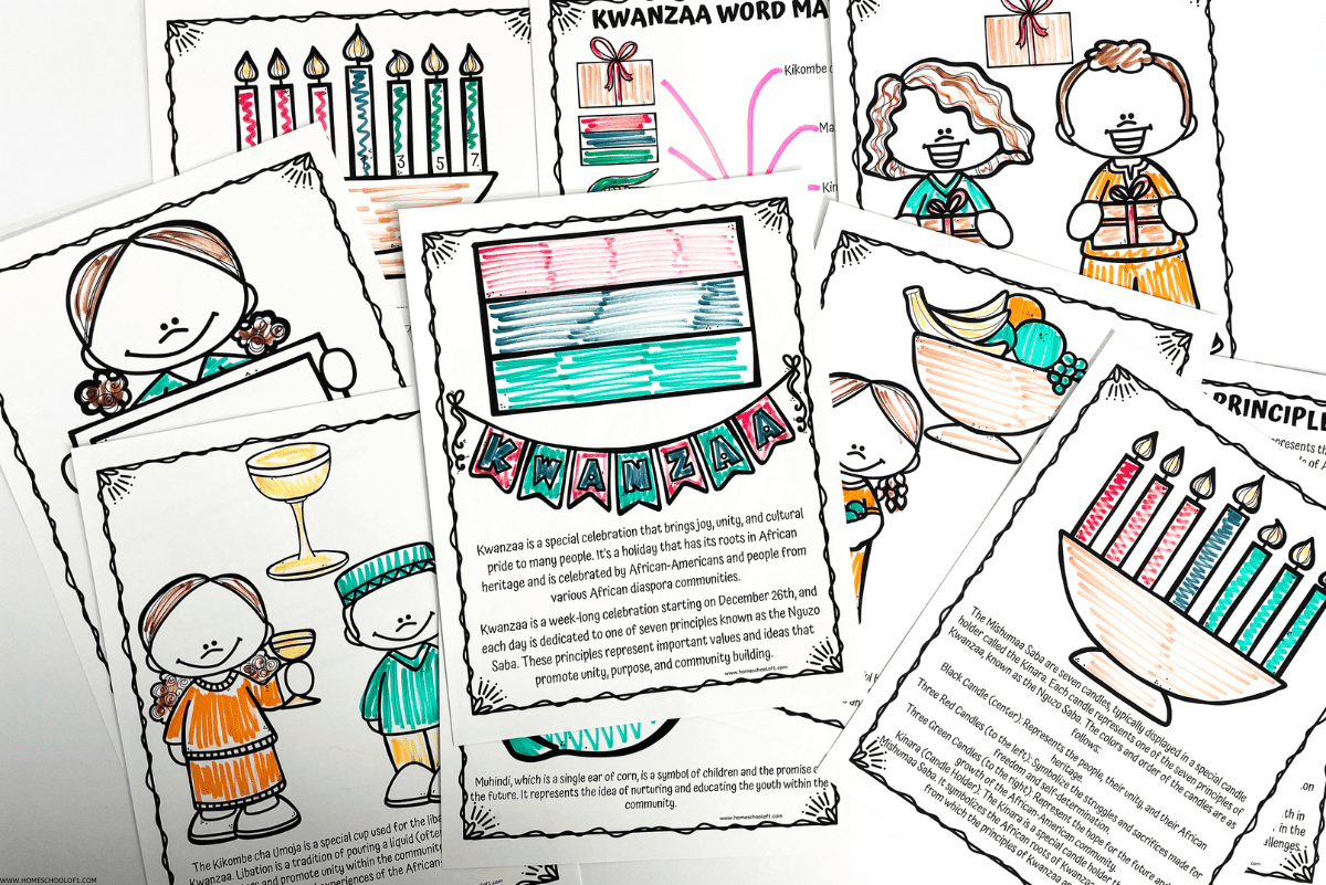 kwanzaa coloring pages