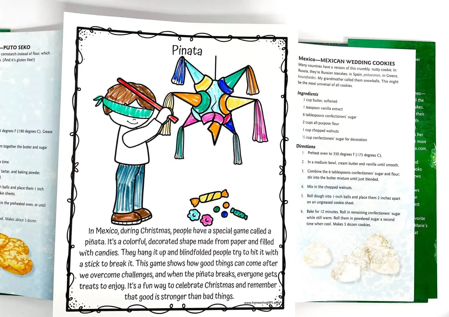 pinata coloring page
