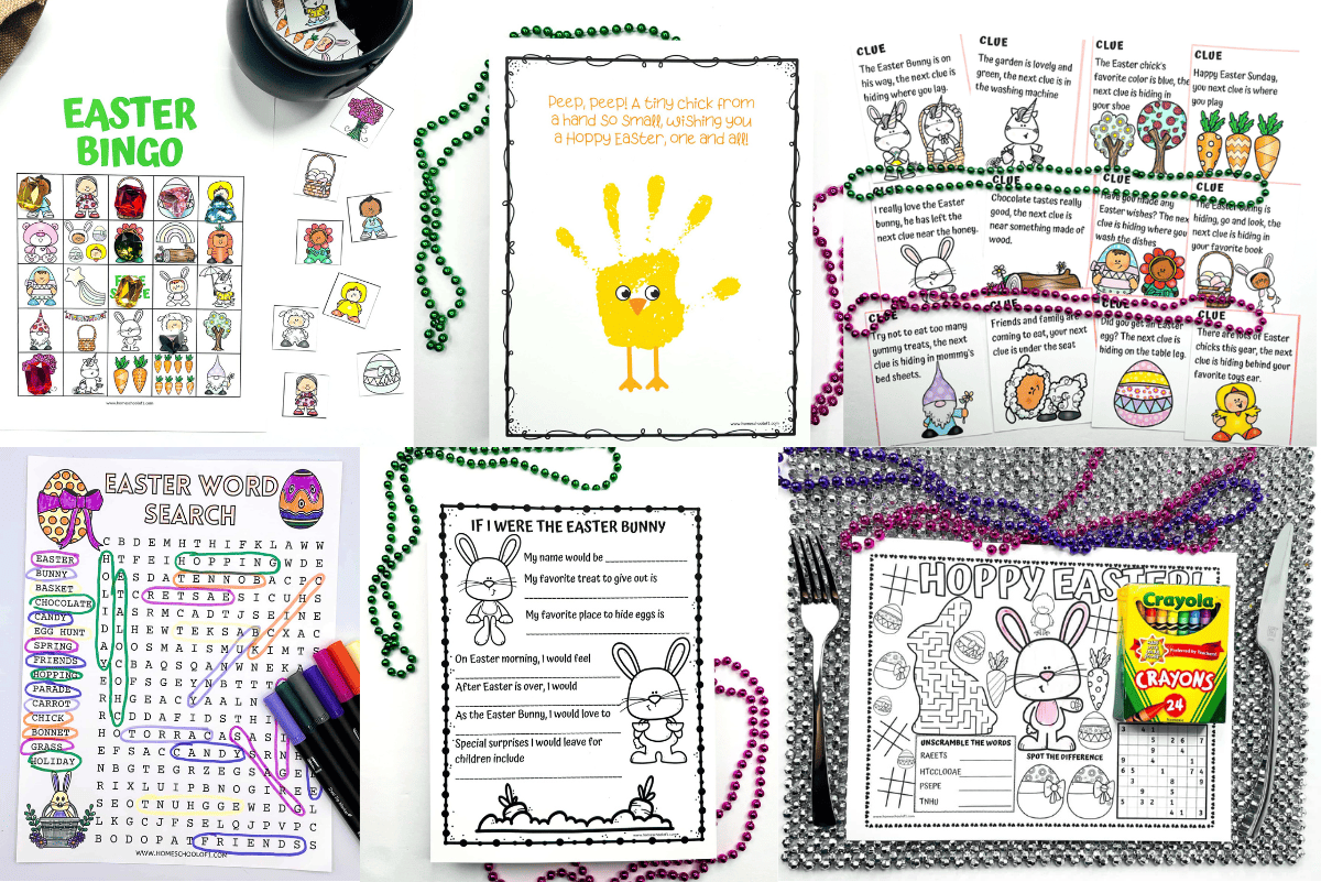 printable easter activities