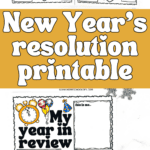 free new year's eve resolution printable for kids