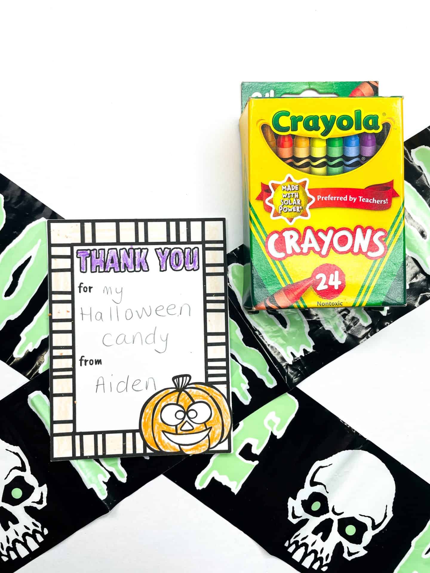 halloween thank you card free