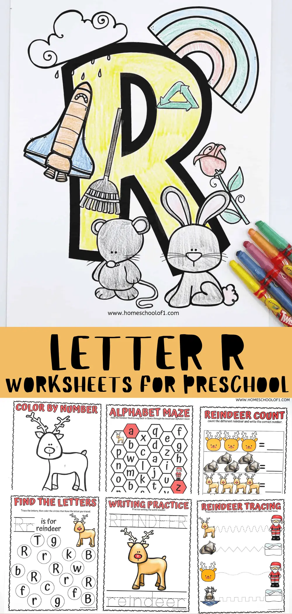 letter r worksheets for preschool