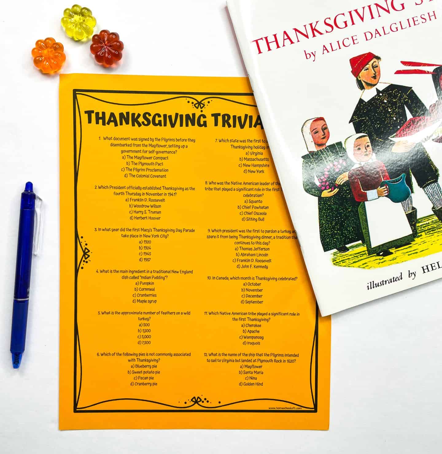 printable thanksgiving trivia game