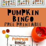 pumpkin bingo free printable
