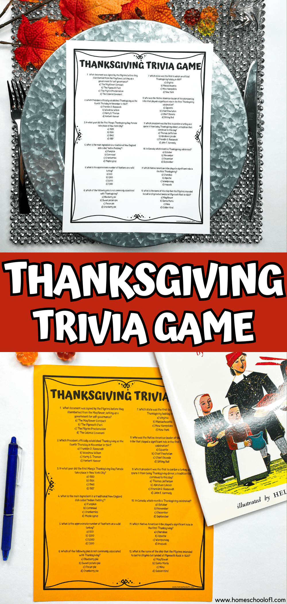 thanksgiving trivia game free printable